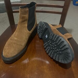 Caslon Tan Suede Chelsea Boots